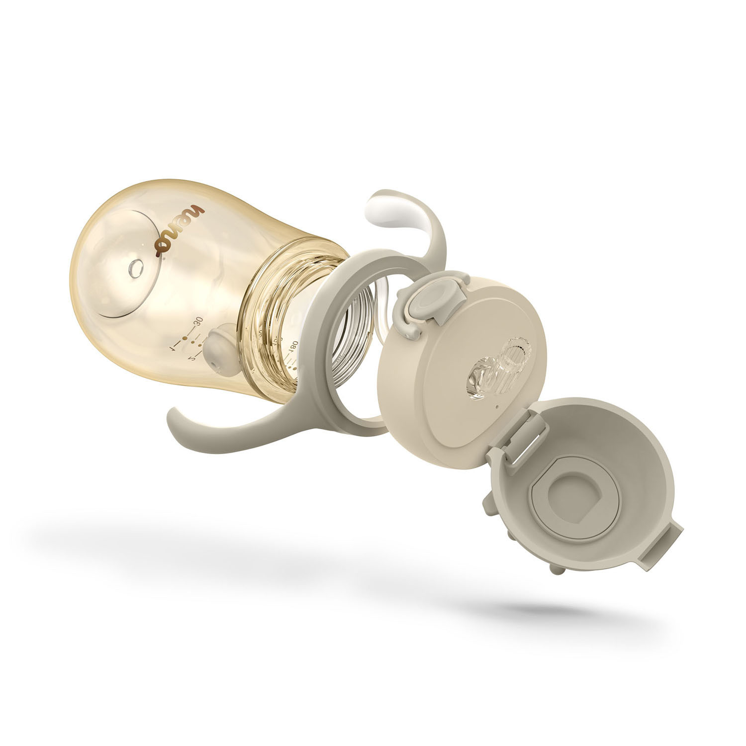 NENO Water Bottle MIO2 Brown 280ml