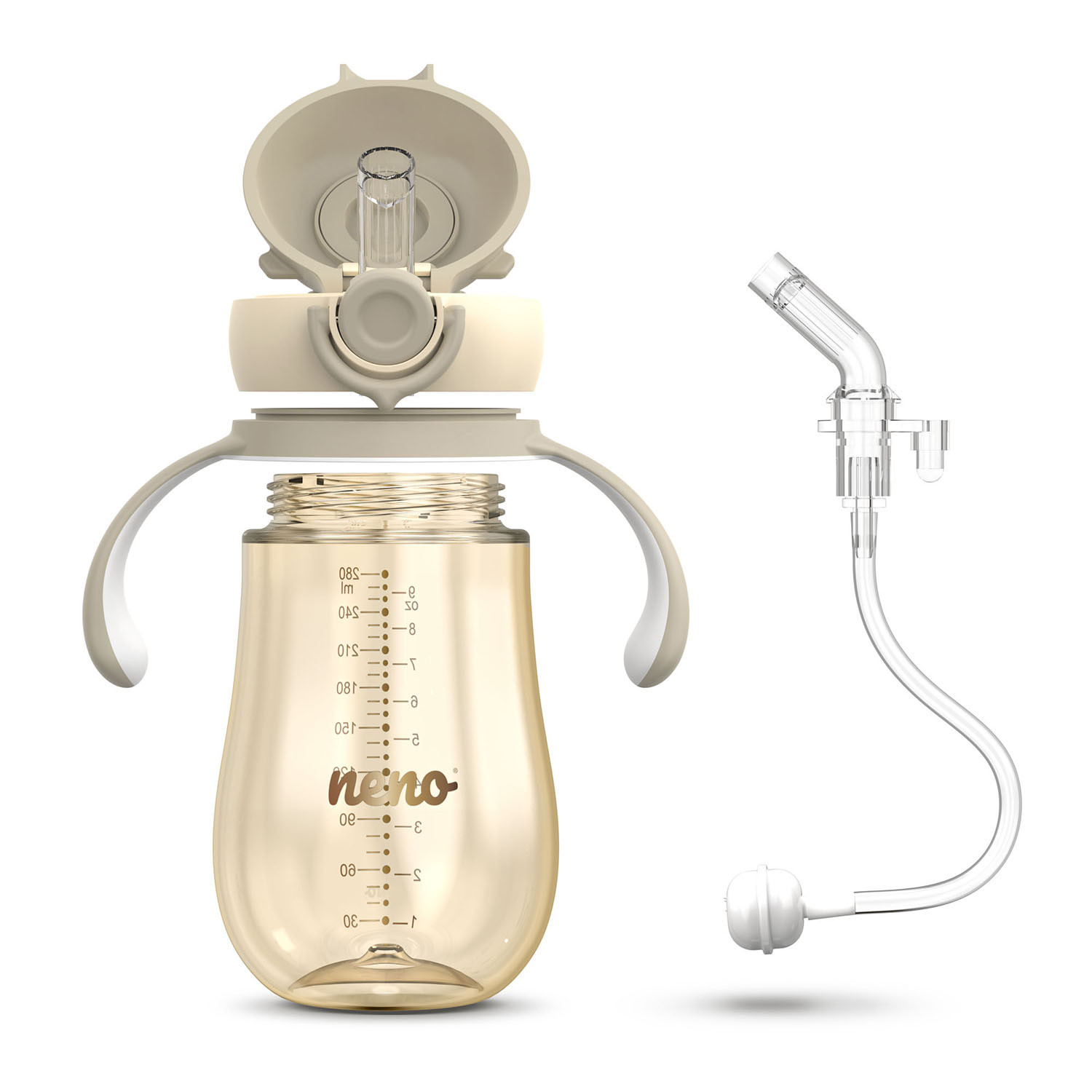 NENO Water Bottle MIO2 Brown 280ml