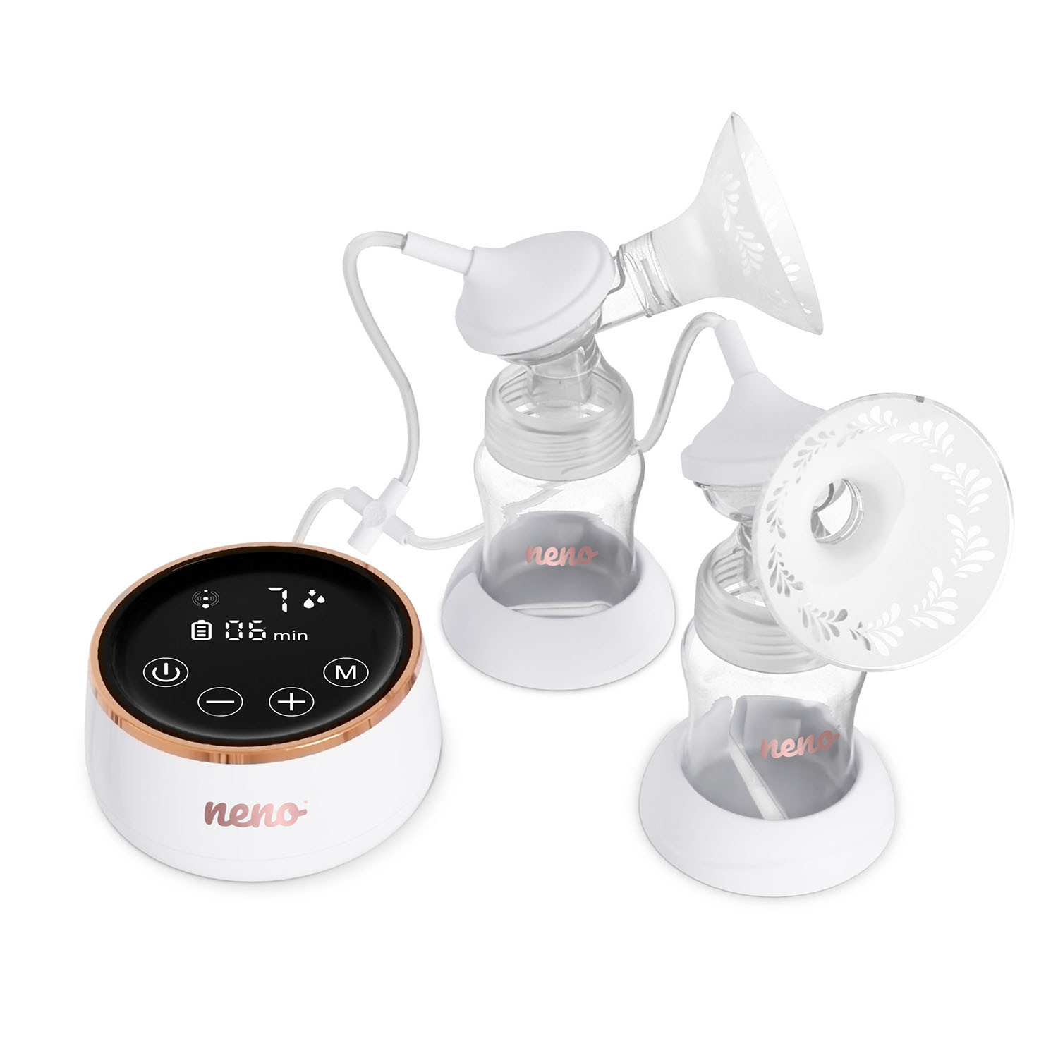 NENO Breast Pump Electric Bella Twin Moon White