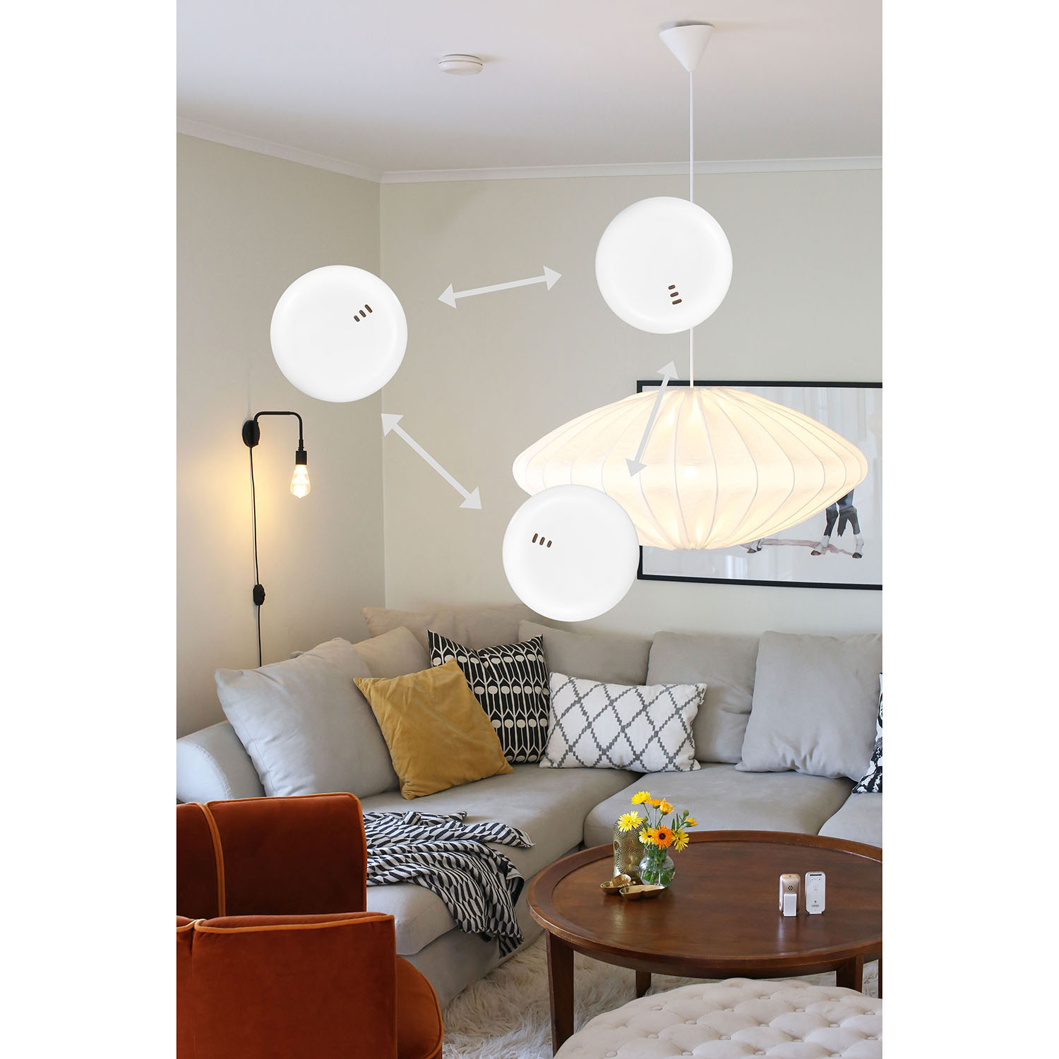 CAPIDI Smoke Alarm 1-pack White