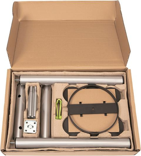 Stumtjener Alba 8+2 Kroker 175Cm Sølv/Gr