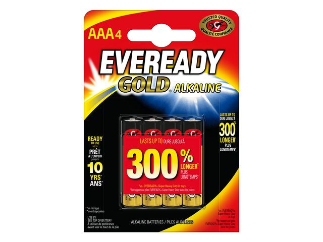 BildeBatteri Eveready Gold Aaa/Lr3 (4 stk)