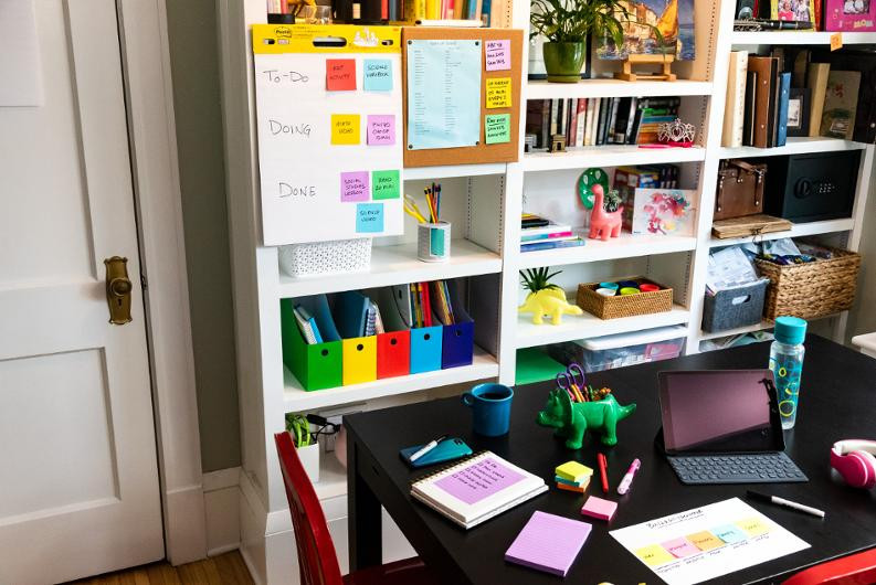 Notatblokk Post-It Ssn 76X76 Playful (6 stk)