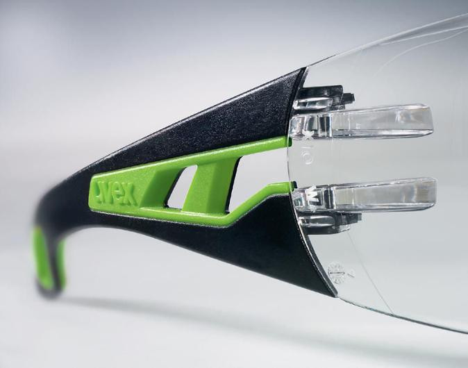 Vernebrille Uvex Pheos Klar Af/As Grå