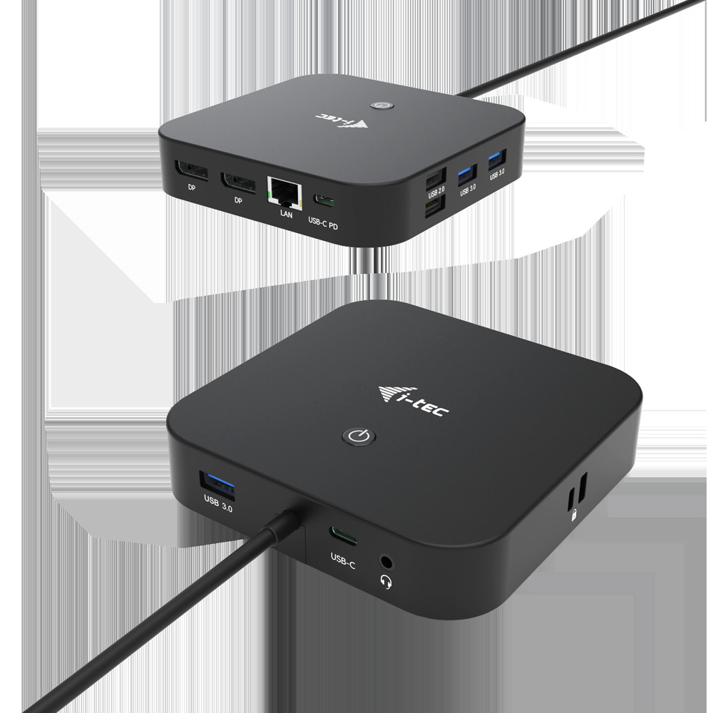 BildeUSB-C dual dock 2xDP 5xUSB-A 1xUSB-C GLAN 100W PD