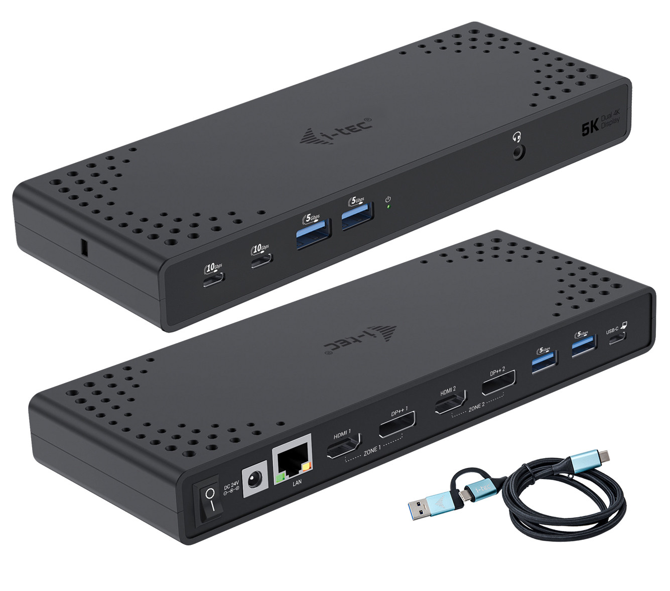 Univ dual dock 2xDP 2xHDMI 4xUSB-A 2xUSB-C GLAN 100W PD