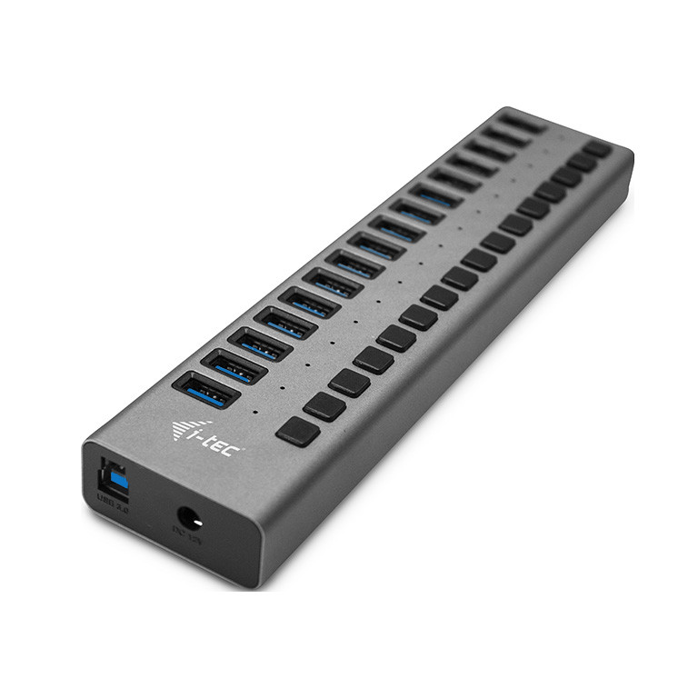 BildeUSB-A hub 16x USB-A 3.0 active w/ 90W PSU