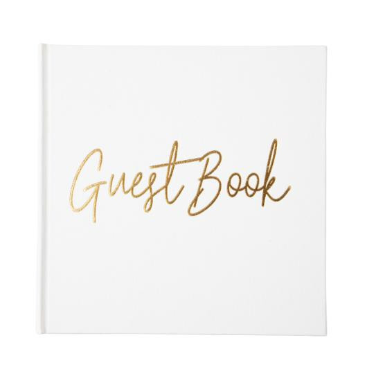 BildeGjestebok Joker Guestbook Hvit/Gull
