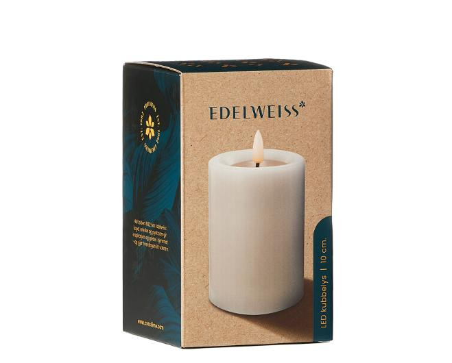 BildeKubbelys Edelweiss Led 7,5X10Cm Hvit