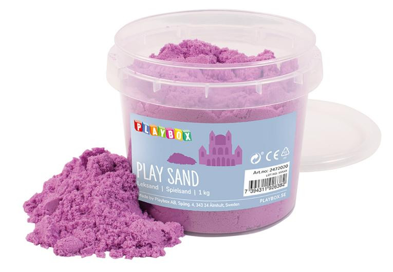 BildeLekesand Playbox Fiolett 1 Kg