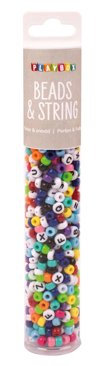 BildePerler Playbox Mini Kongo/Bokstav (650 stk)