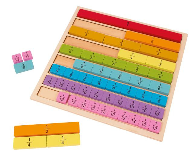 BildeBrøk Playbox Lær Brøk Tre