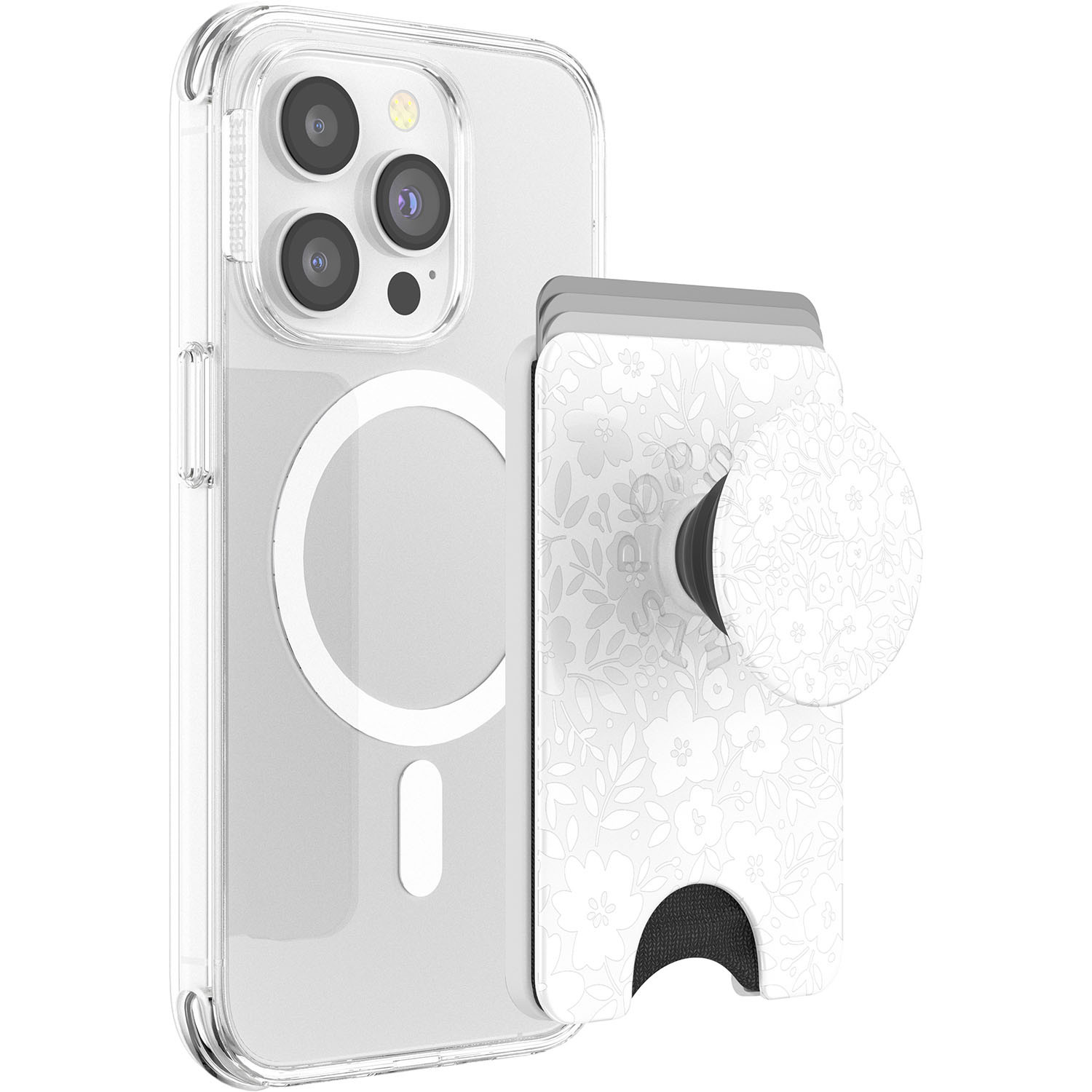 POPSOCKETS PopWallet for Magsafe Blanc Fresh