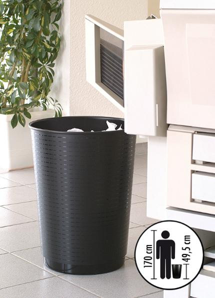 Avfallsbeholder Cep Maxi 40L Sort