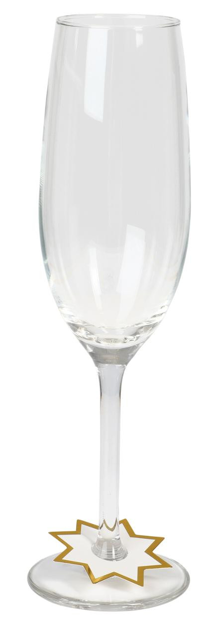 Drikkemarkør Joker Stjerne Gull (12 stk)