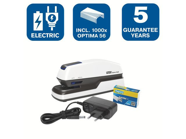 Stiftemaskin elektrisk Rapid Opima GripE