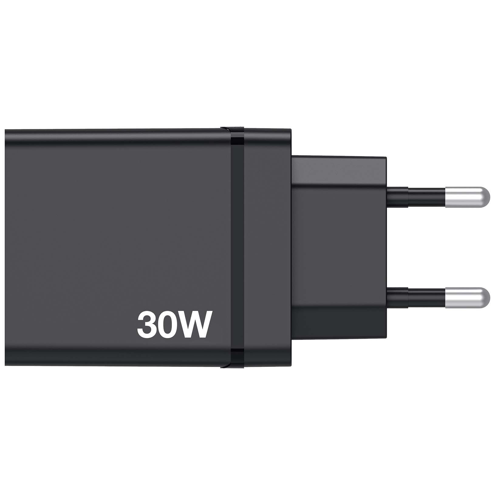 VERBATIM CHR-30EU1 4-port USB Charger Black EU