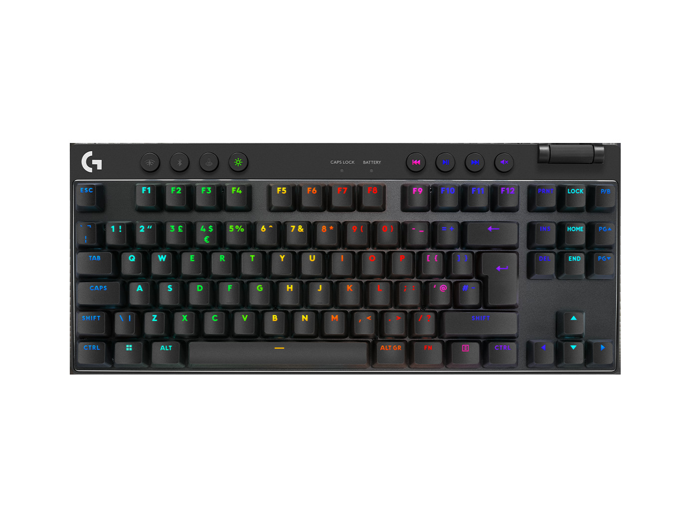 BildeLOGITECH G PRO X TKL LIGHTSPEED Gaming Keyboard Black Nordic