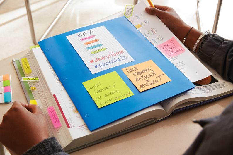 Notatblokk Post-It 76X127 Energetic (6 stk)