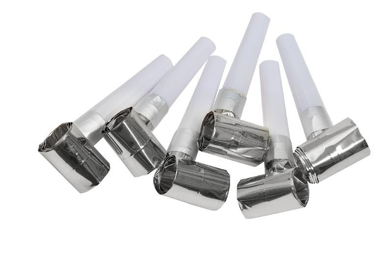 BildePartyblåse Joker Sølv (6 stk)