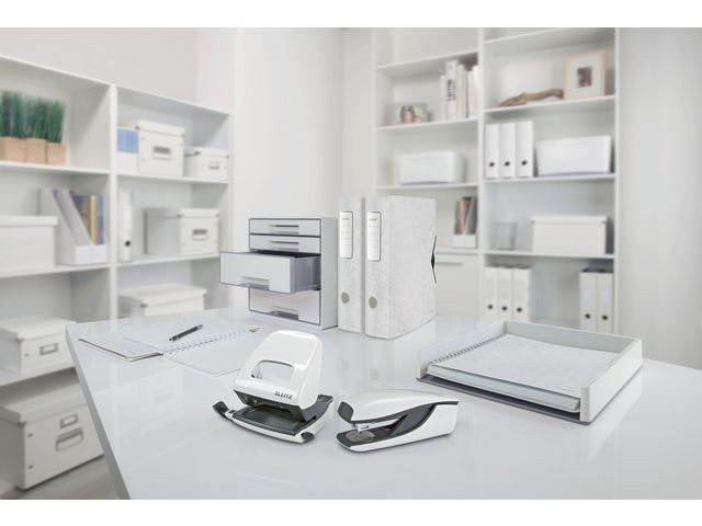 Leitz Skuffkube WOW 4 skuf. hvit/gr