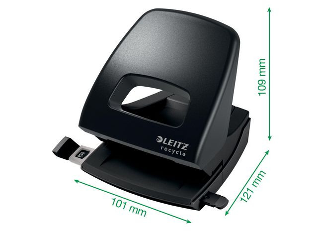 Hullmaskin Leitz recycle 2h/30 ark Sort