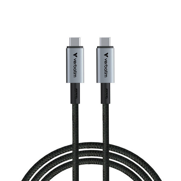 BildeVERBATIM Sync N Charge USB C-USB C 240W 40 GBps (1.2m)