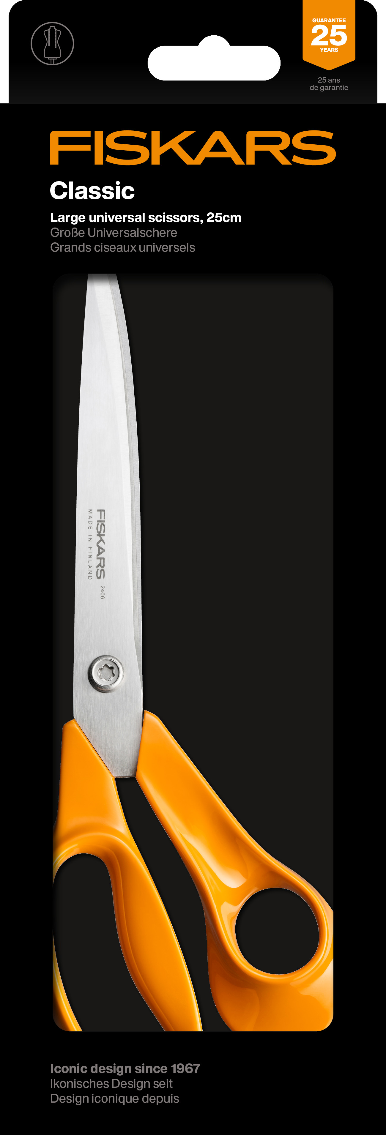 Fiskars Universalsaks 25 cm Hyre