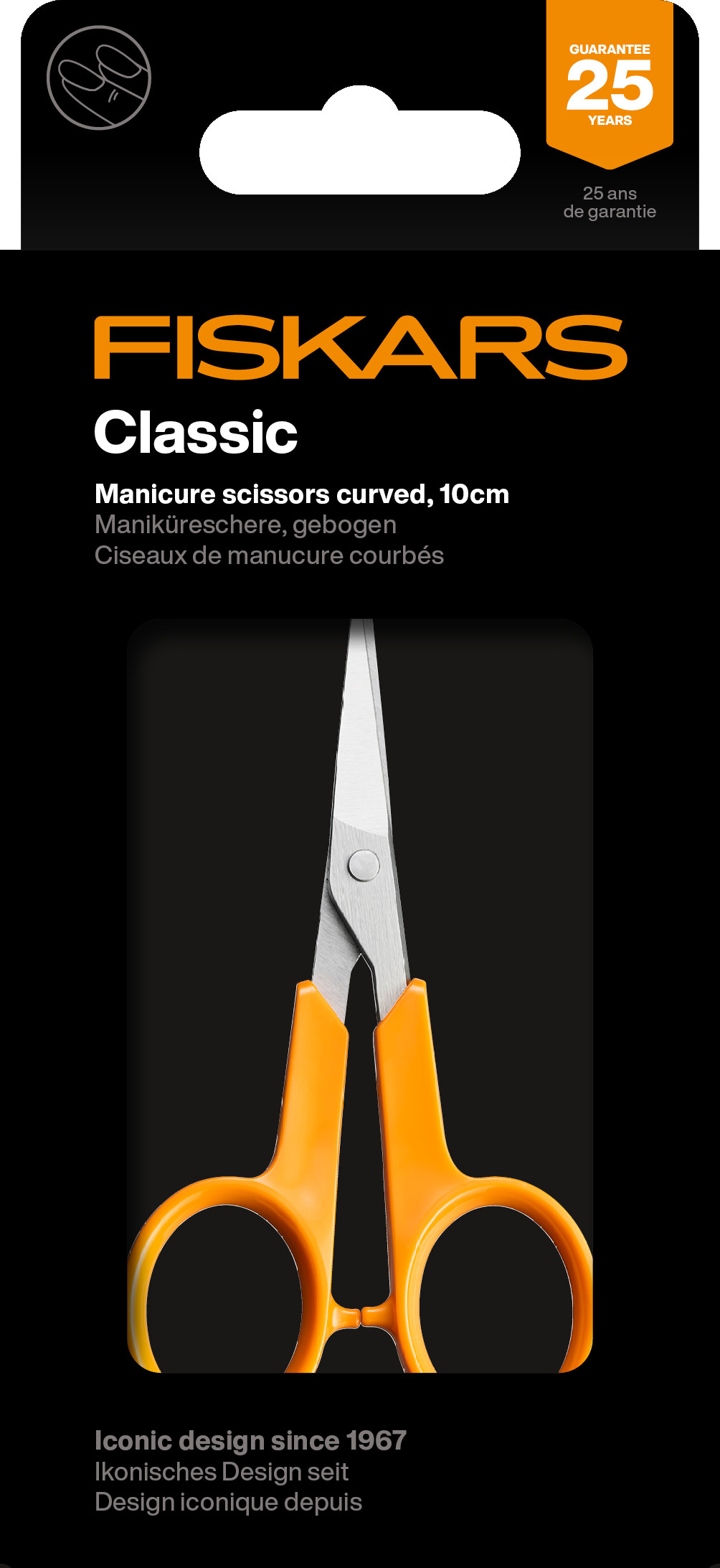 Fiskars Classic Embroidery 10cm, curved