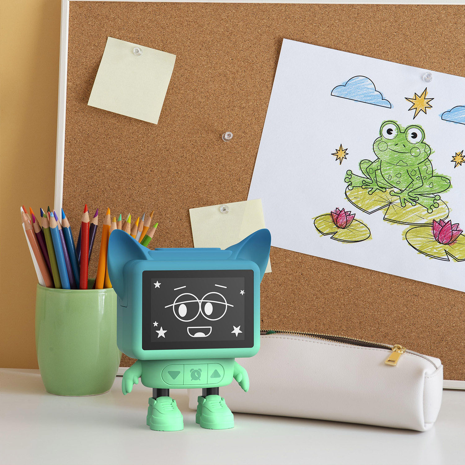 MOB Dancing Alarm Clock Blue