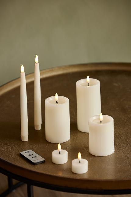 Kubbelys Edelweiss Led 7,5X12,5Cm Hvit