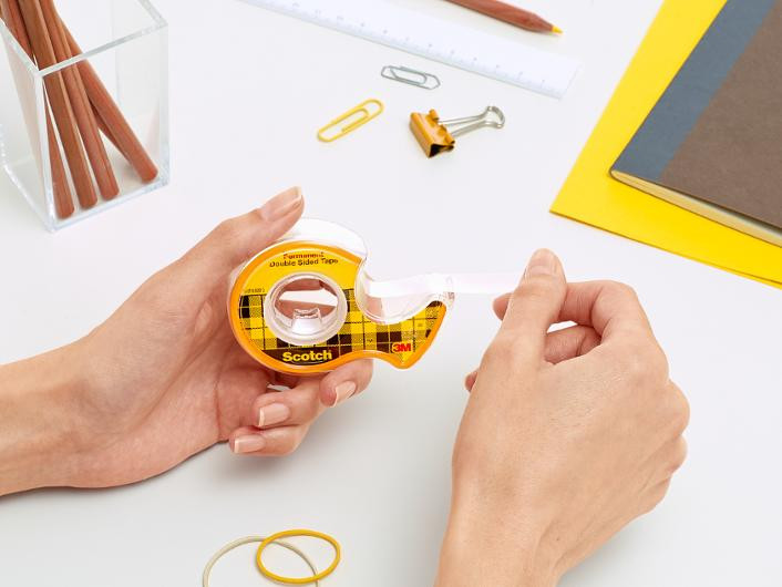 Scotch 136D dobbelsidig teip 12 mmx6,3m