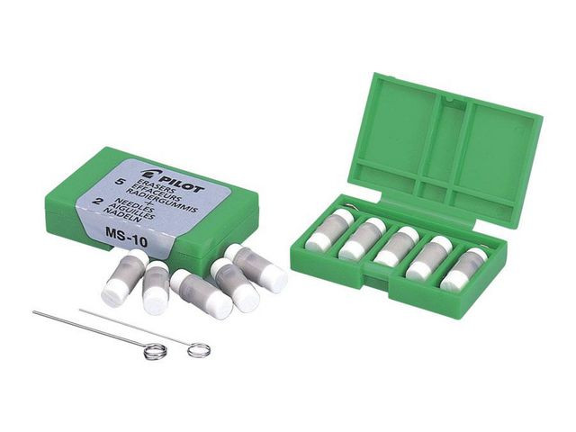 BildeViskelærtopp Pilot Til Trykkblyant (5 stk)