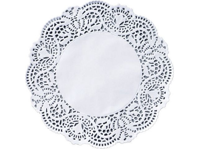 BildeFatpapir Duni 26,7Cm Rundt Uthullet (250 stk/pk, 8 pakker)