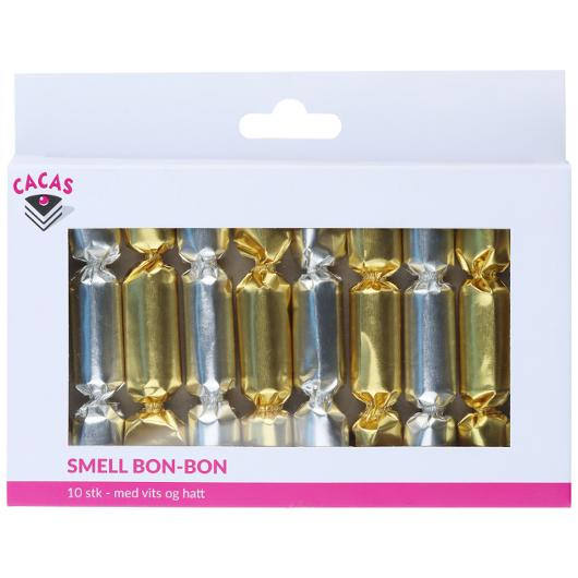 BildeKnallbon-Bon Mini Sølv Og Gull (10 stk)