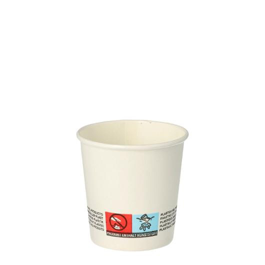 BildeTermobeger Papstar 10Cl Hvit (50 stk/pk, 20 pakker)