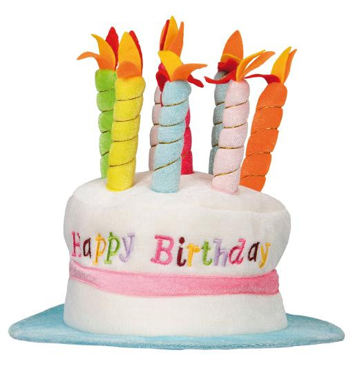 BildePartyhatt Joker Bursdag M/Lys