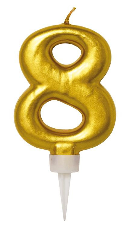 BildeKakelys Joker Gull 8Cm 8