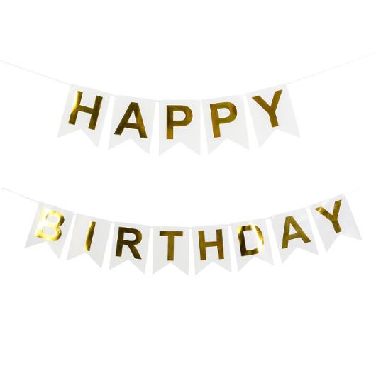 BildeBanner Joker Happy Birthday Hvit