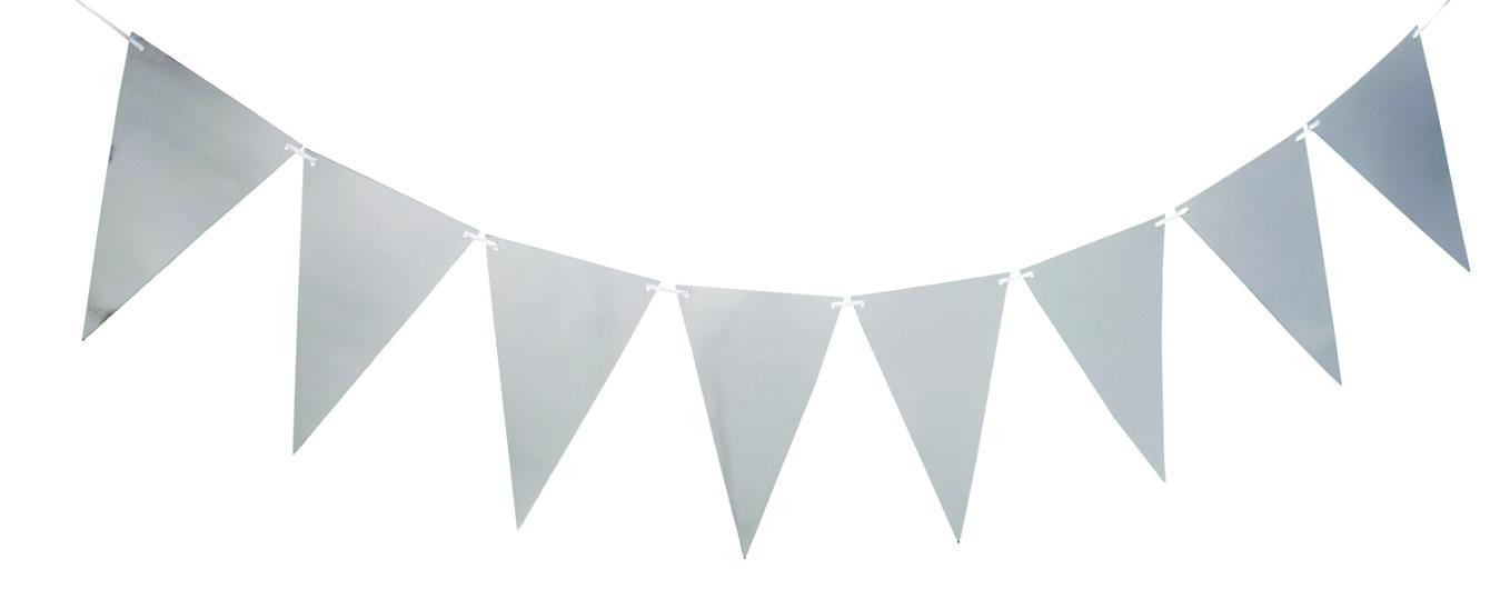 BildeBanner Joker Vimpel Sølv 3,6M