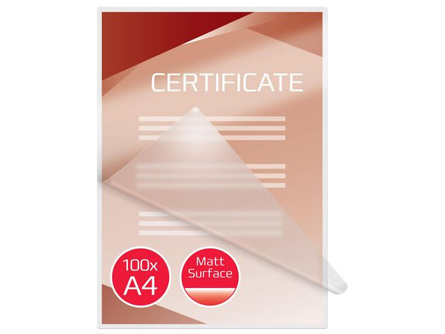 Lamineringslomme GBC A4 75 my Matt (100)  