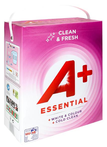 Tøyvask A+ Essential Pulver 4,42Kg