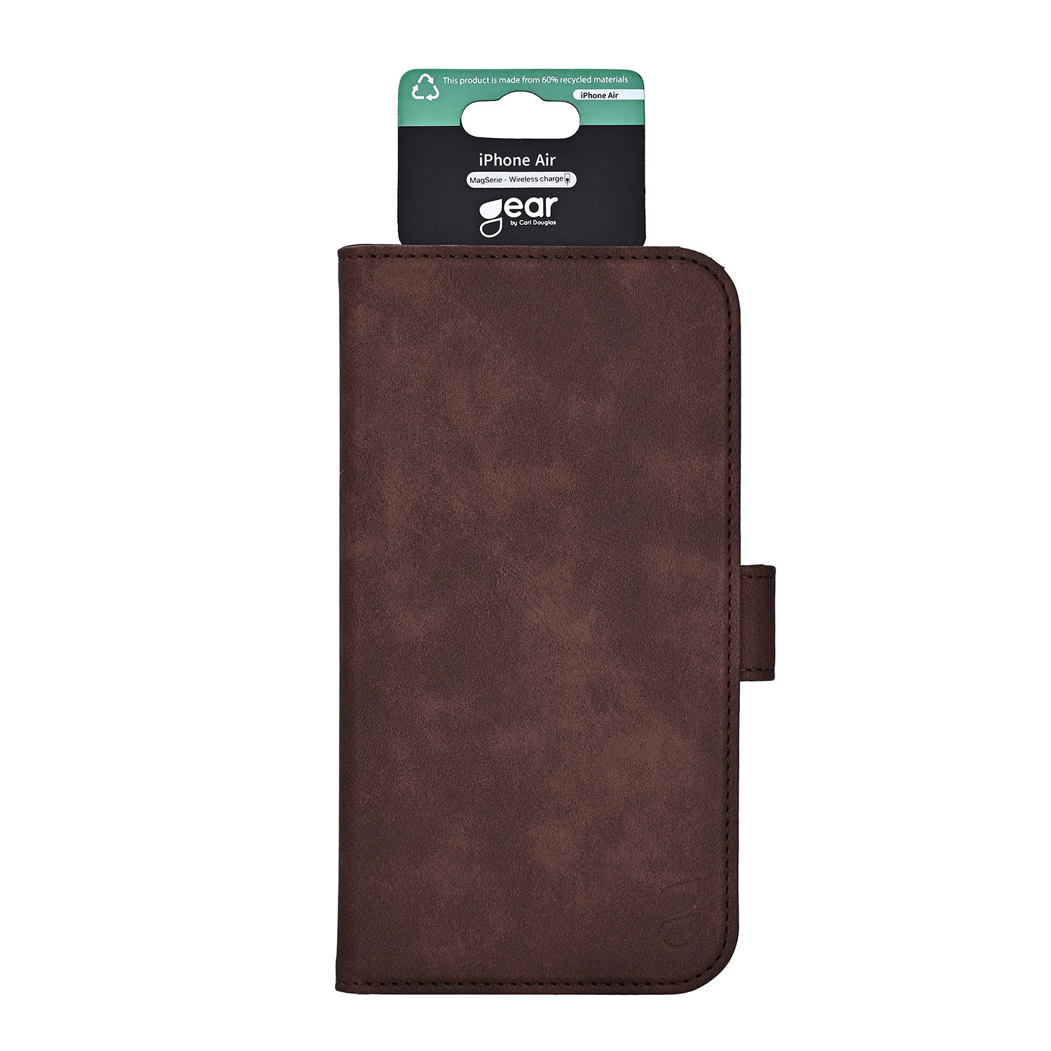 GEAR Classic 3 card Recycled MagSerie iPhone Air Brown