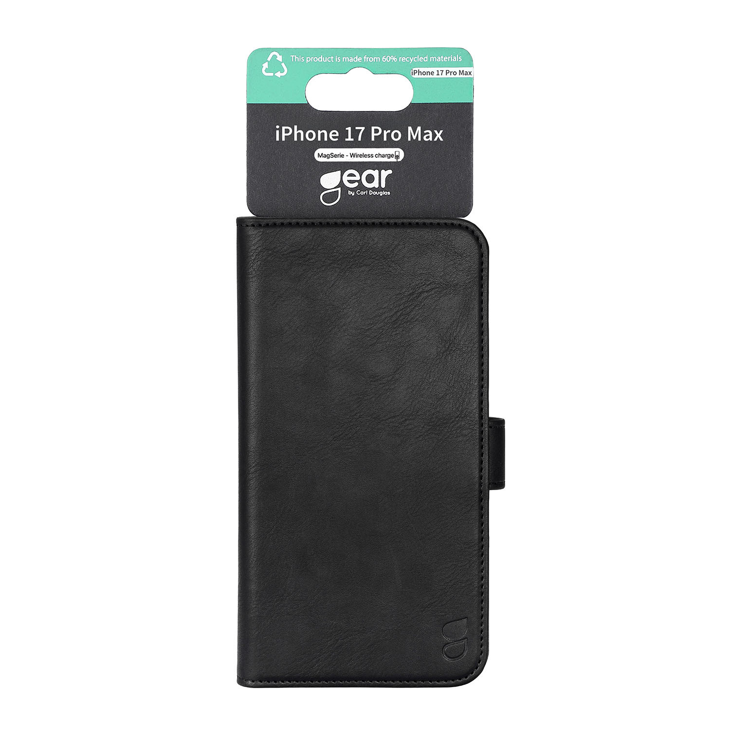 GEAR Classic 3 card Recycled MagSerie iPhone 17 Pro Max Black