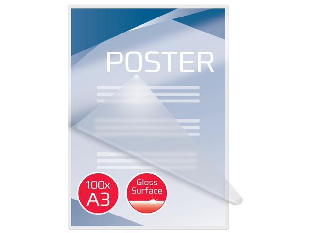 Lamineringslomme GBC A3 125 my