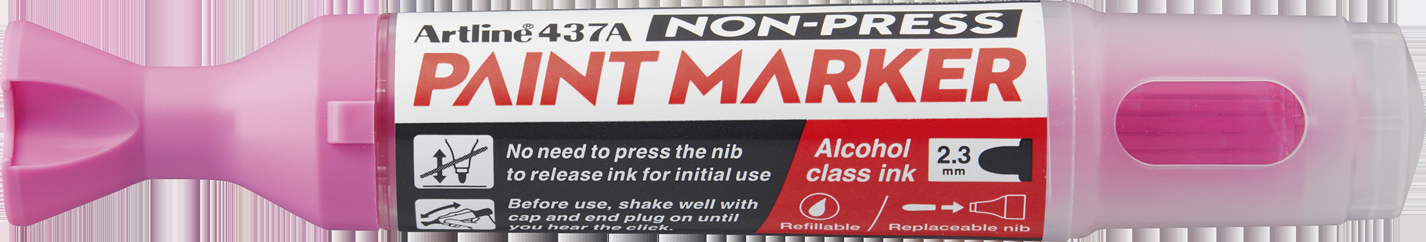 Artline Non-press paint marker 437A Pink