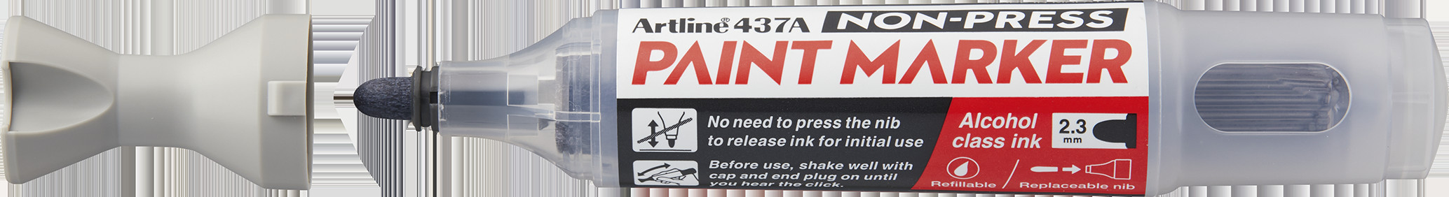 BildeArtline Non-press paint marker 437A Grey