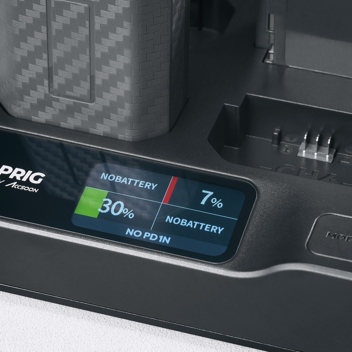 ACCSOON TopRig 100W 4-Bay NP-FZ100  Fast Charger