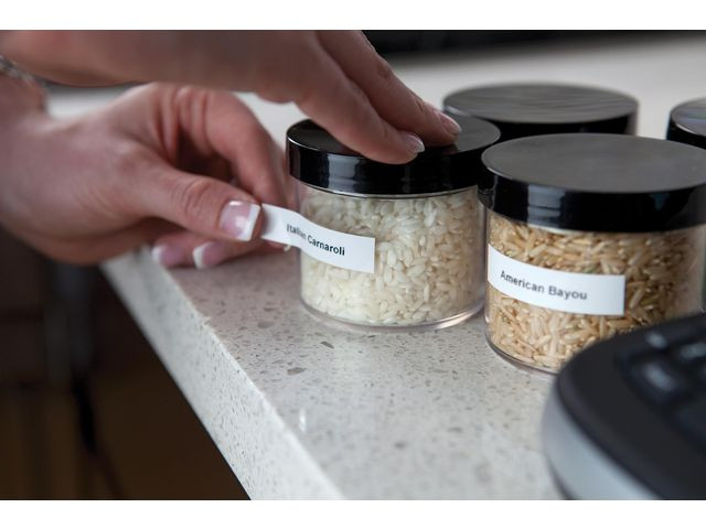 Dymo Teip LetraTag Plastikk 12mmx4m hvit