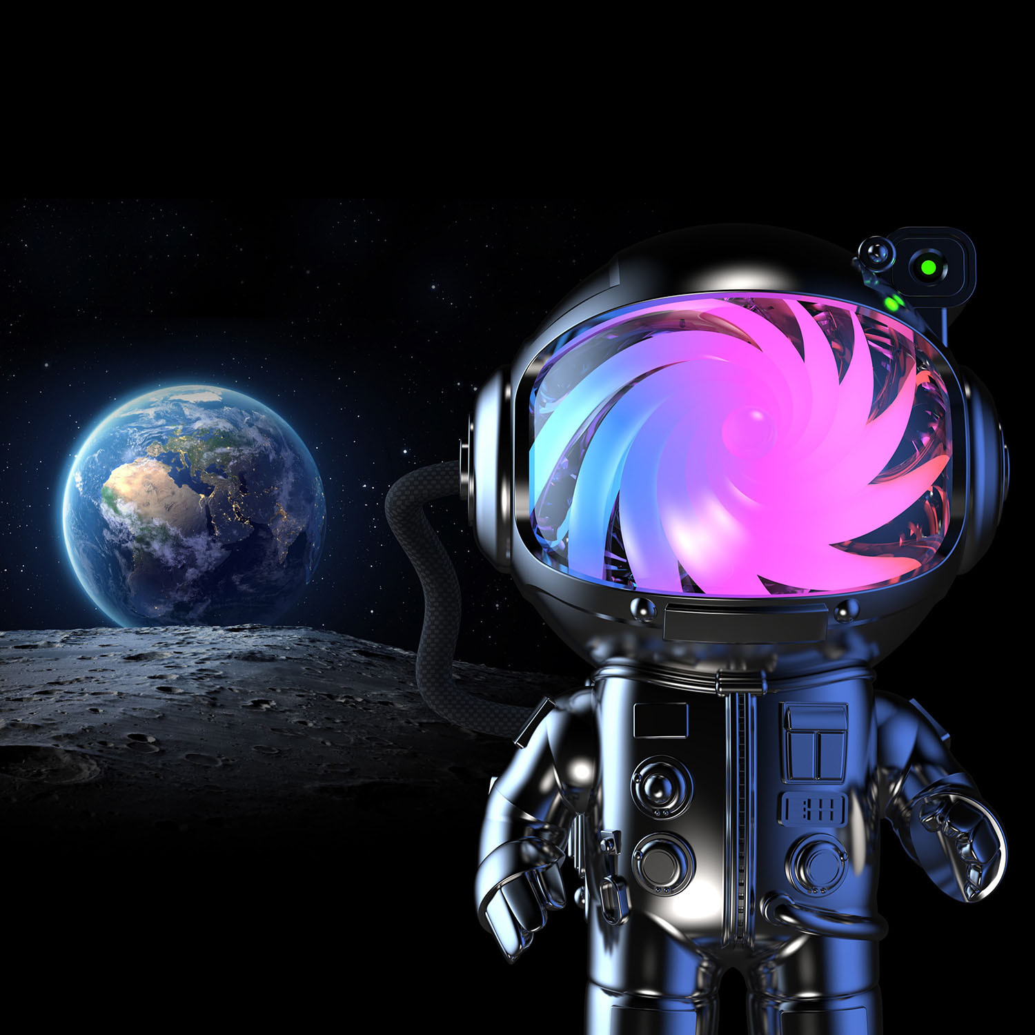 MOB Stellar Light Space Silver Astronaut